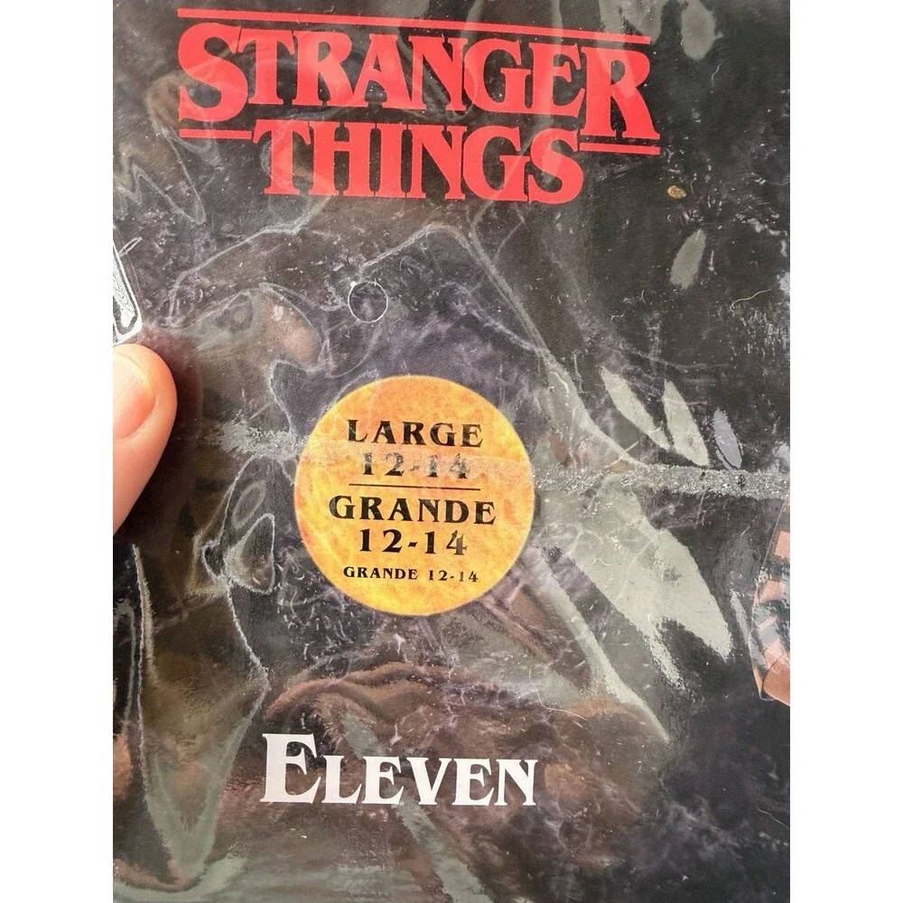 Stranger Things Netflix "Eleven" Girl's Size Large L Dress Costume - Picture 2 of 4
